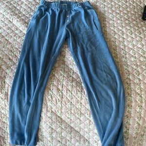 Donni terry cloth sweatpants . High rise relaxed fit.